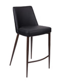 FURNISHINGS MATE PHIL COUNTER STOOL SET OF TWO CS 8004-BL-BW