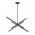LIVEX LIGHTING Soho Linear Chandelier Scandinavian Gray 46778-76