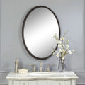 UTTERMOST  01101 B  SHERISE BRONZE OVAL MIRROR