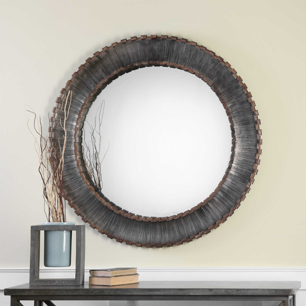 UTTERMOST  09175  TANAINA ROUND MIRROR