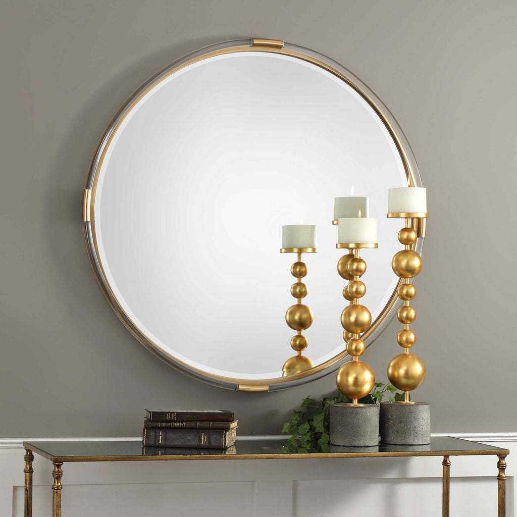 UTTERMOST  09333  MACKAI ROUND MIRROR