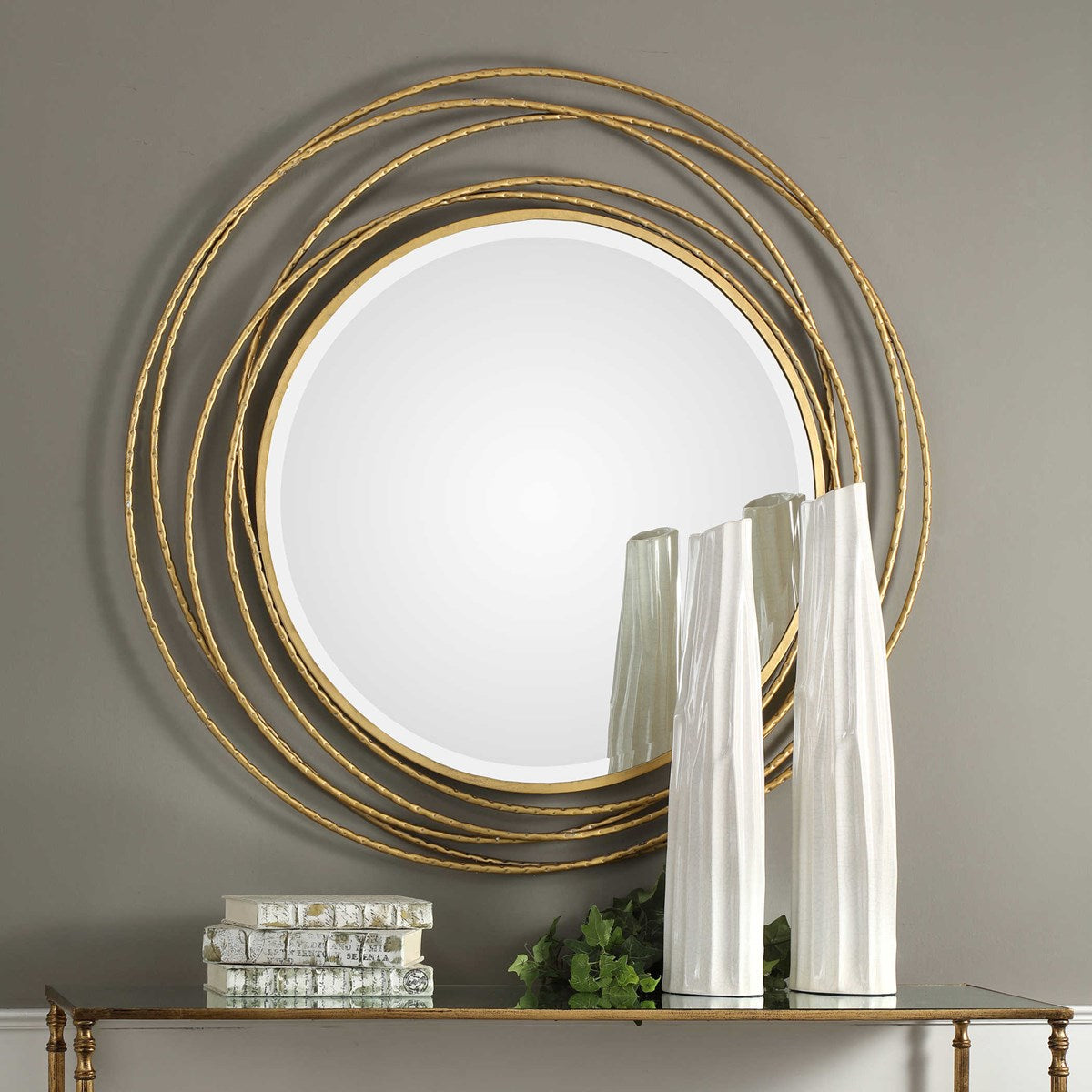 UTTERMOST   09348  WHIRLWIND ROUND MIRROR