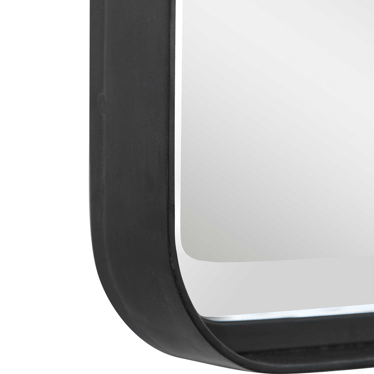 UTTERMOST  09573  CROFTEN BLACK VANITY MIRROR