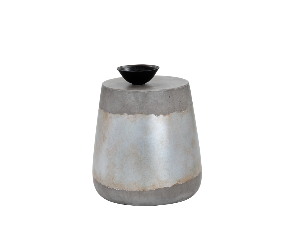 SUNPAN  101376 ARIES SIDE TABLE silver