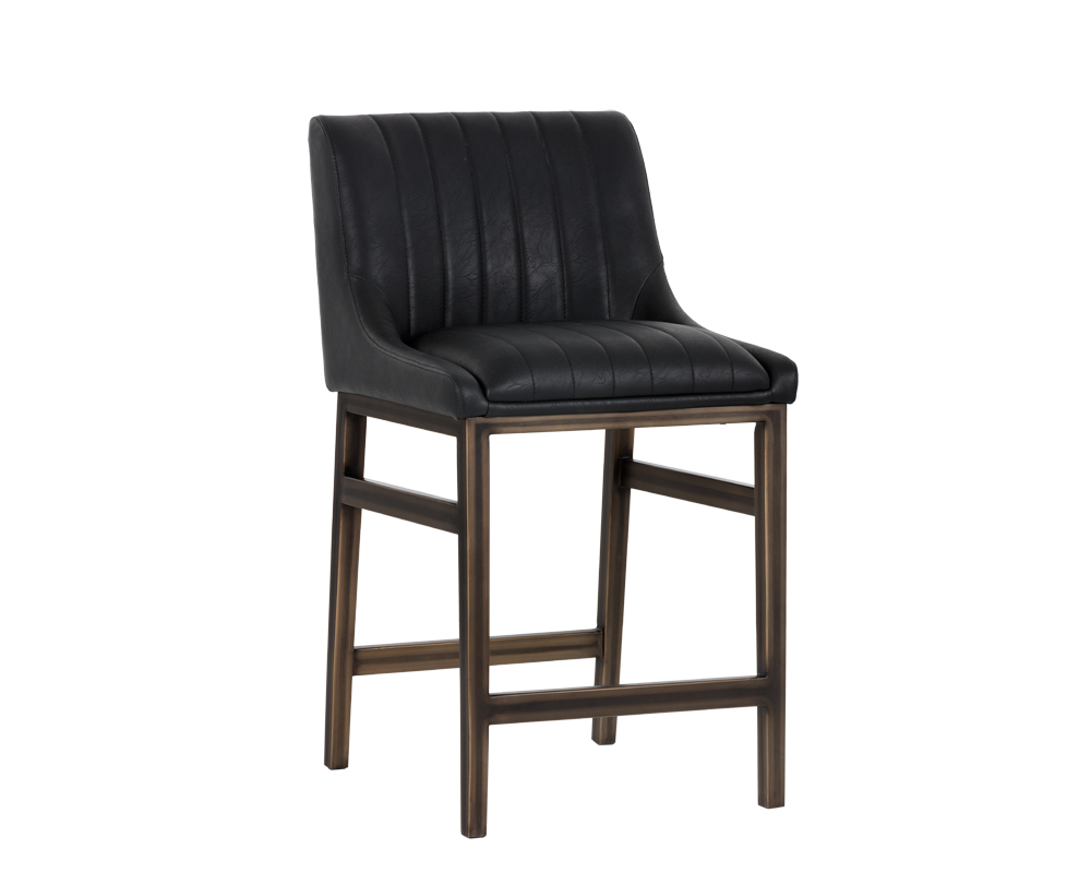 SUNPAN 101746 HALDEN ARMLESS COUNTER STOOL - RUSTIC BRONZE