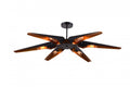 CWI LIGHTING   1019P43-6-143  Amar 6 Light Chandelier with Matte Black finish