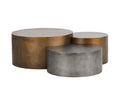 SUNPAN  108210  NEO - COFFEE TABLES - BRASS - SET OF 3