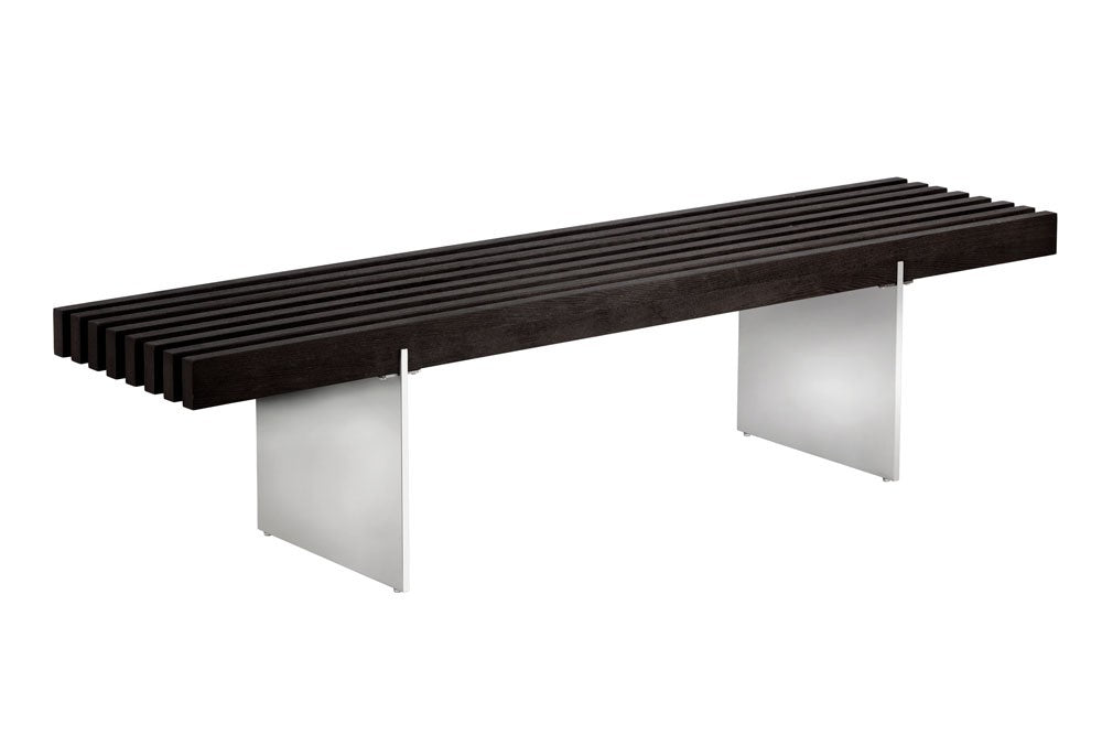 SUNPAN  106370  ATTICUS BENCH - BLACK ASH