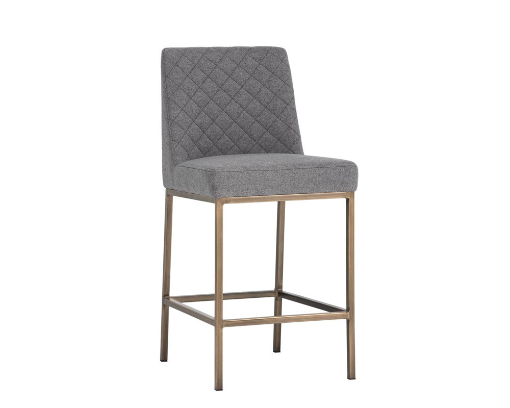 SUNPAN  102821  LEIGHLAND COUNTER STOOL -ANTIQUE BRASS