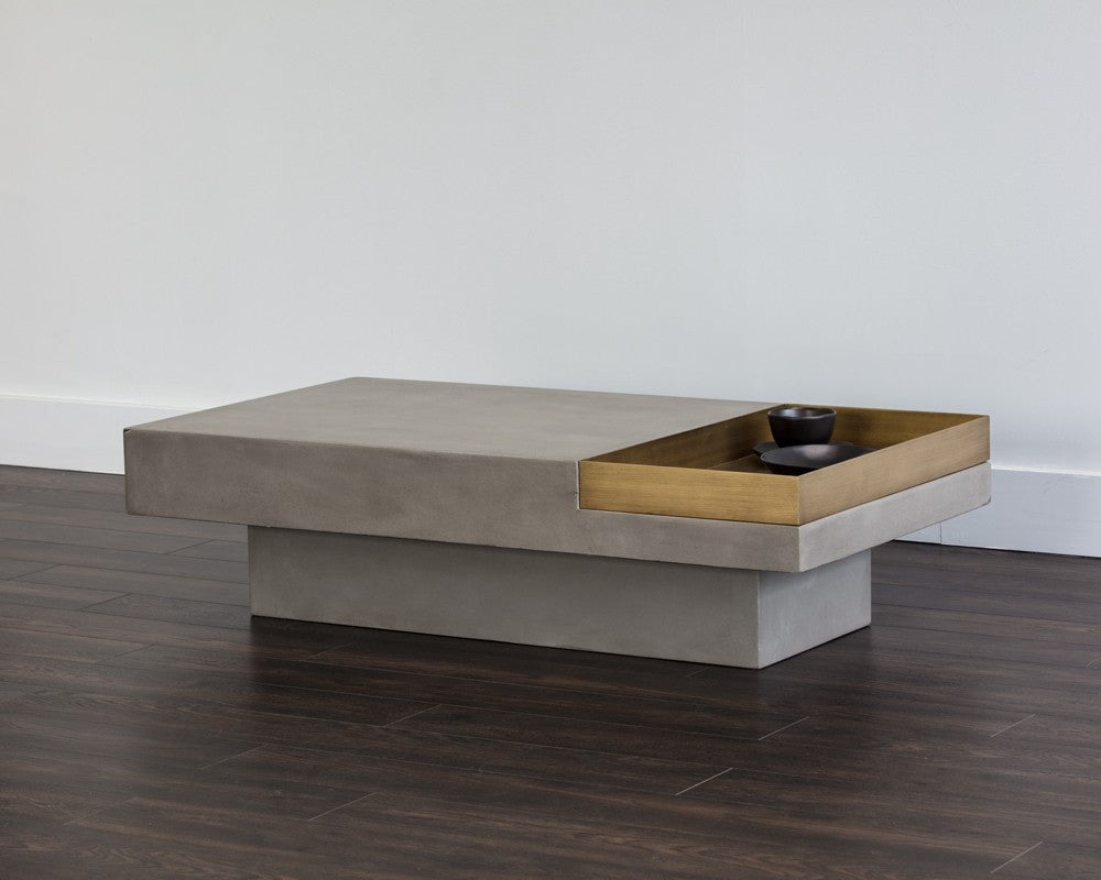 SUNPAN 103313  QUILL COFFEE TABLE - RECTANGULAR