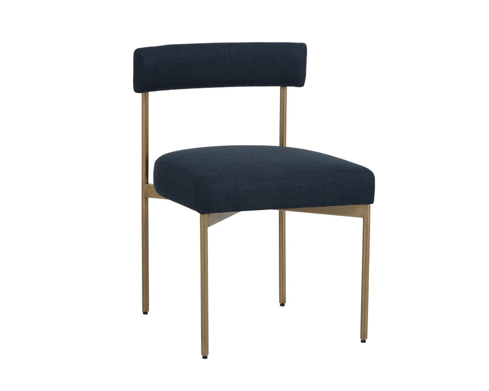 SUNPAN  103363 SENECA DINING CHAIR Navy SET OF TWO