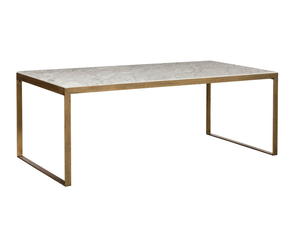 SUNPAN  103448  EVERT COFFEE TABLE - RECTANGULAR - HIGH - WHITE