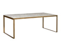 SUNPAN  103448  EVERT COFFEE TABLE - RECTANGULAR - HIGH - WHITE