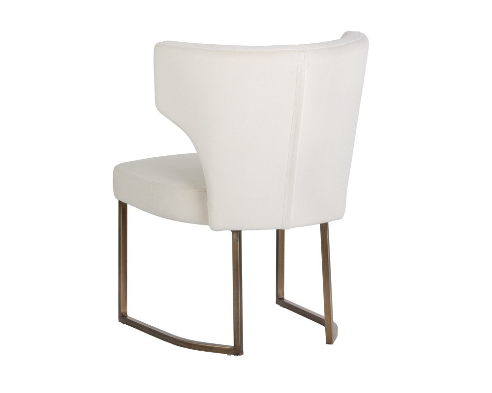 SUNPAN  107812  YORKVILLE DINING CHAIR - ANTIQUE BRASS