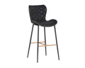 SUNPAN  104031  LYLA BARSTOOL - CHAMPAGNE GOLD  set of two