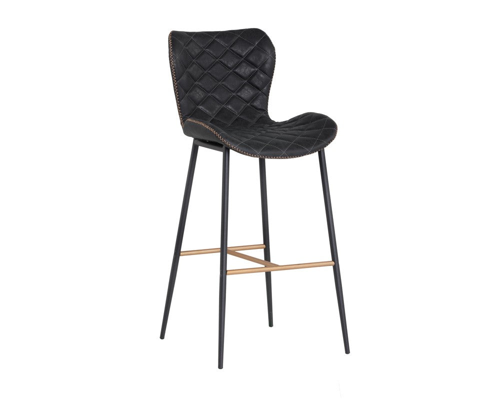 SUNPAN  104031  LYLA BARSTOOL - CHAMPAGNE GOLD  set of two