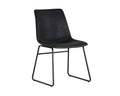 SUNPAN  104035 Cal Dining Chair - Antique Black SET OF TWO