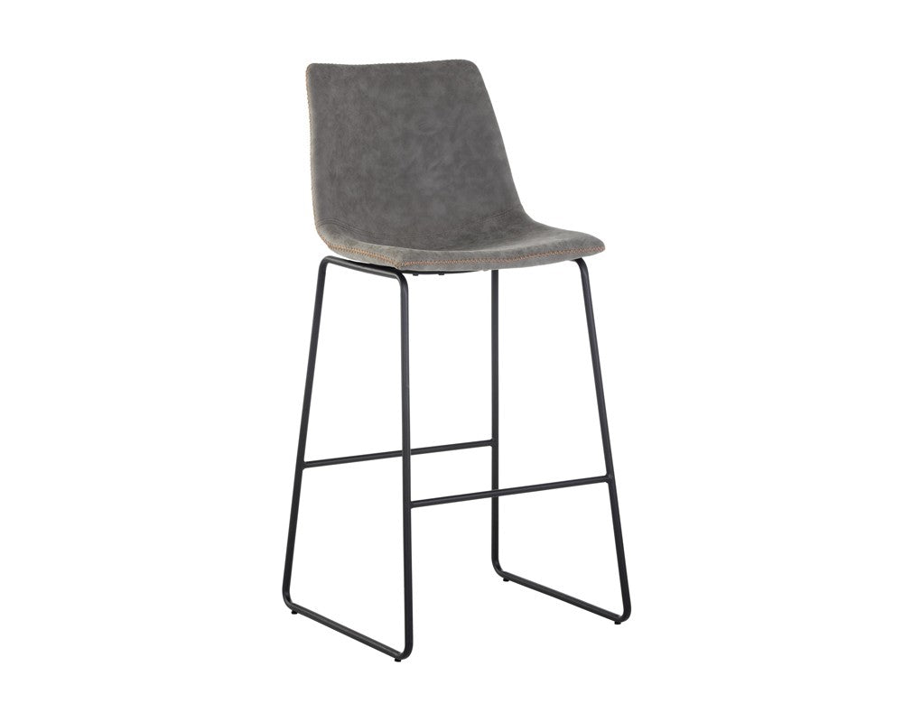 SUNPAN  104038  CAL BARSTOOL - ANTIQUE GREY  SET OF TWO