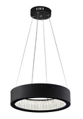 CWI LIGHTING  1040P16-101  Rosalina LED Chandelier with Matte Black Finish