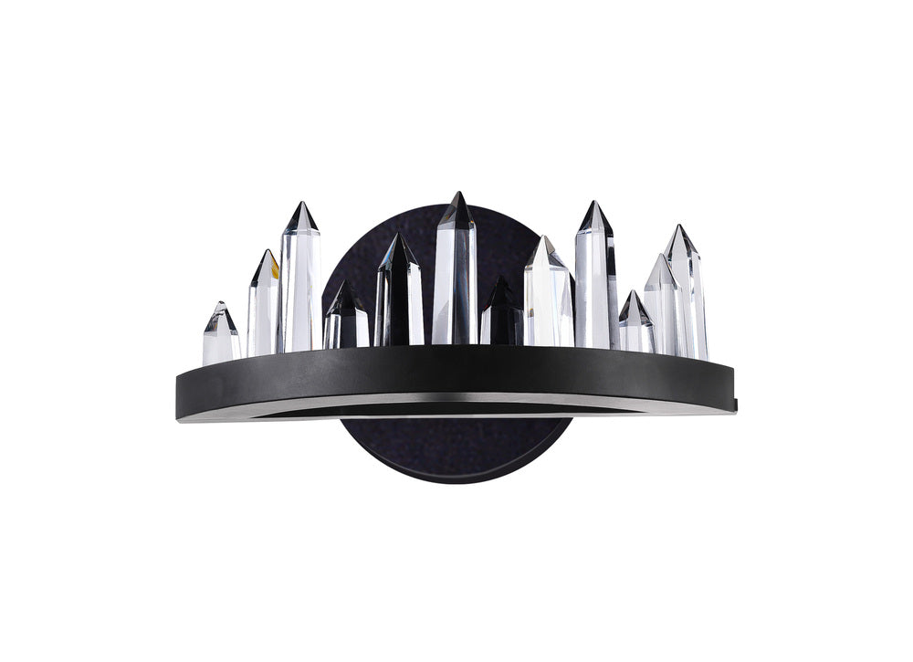 CWI LIGHTING   1043W12-101   Juliette LED Wall Sconce with Black Finish