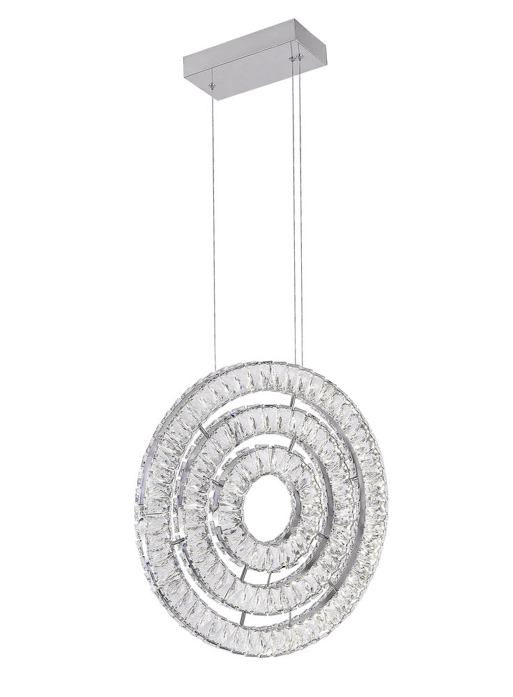 CWI LIGHTING   1046P20-3-601  Celina LED Chandelier with Chrome Finish