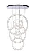 CWI LIGHTING   1046P34-6-601   Celina LED Chandelier with Chrome Finish