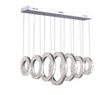 CWI LIGHTING  1046P37-7-601-RC  Celina LED Chandelier with Chrome Finish