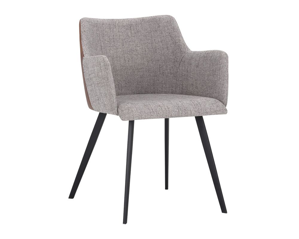 SUNPAN  105083  Griffin Armchair - November Grey / Bravo Cognac