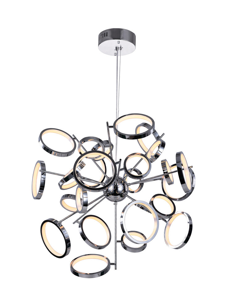 CWI LIGHTING  1054P31-601  Colette LED Chandelier with Chrome Finish