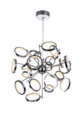 CWI LIGHTING  1054P31-601  Colette LED Chandelier with Chrome Finish