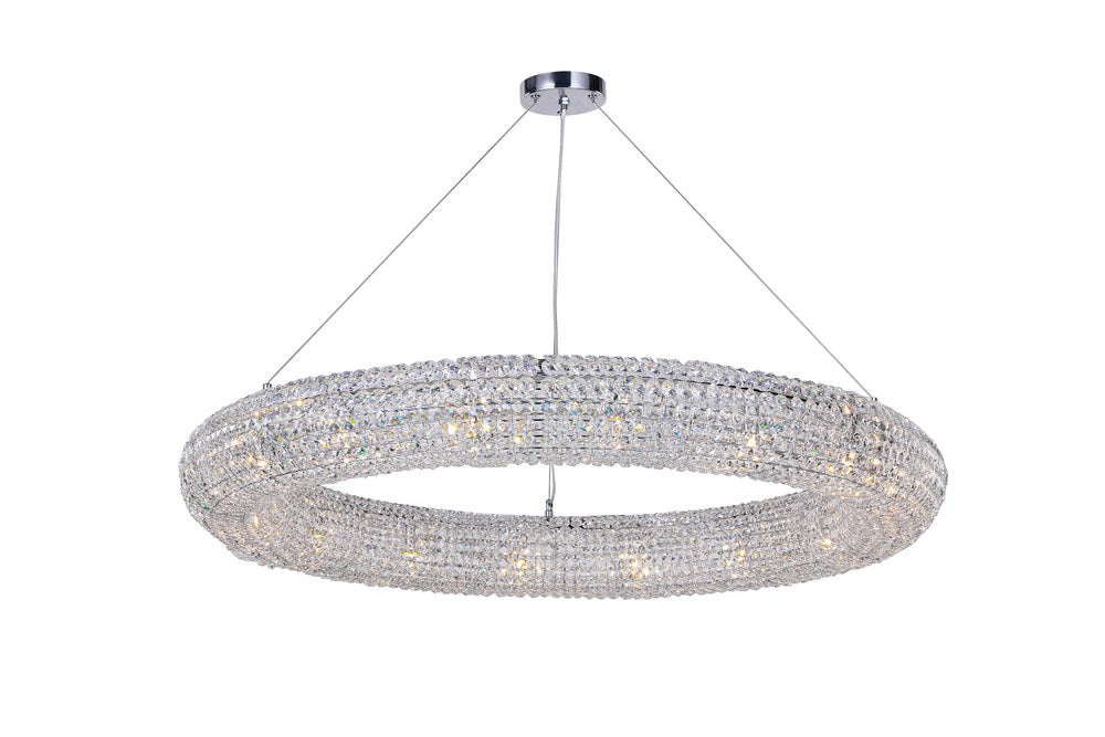 CWI LIGHTING  1057P40-16-601  Veronique 16 Light Chandelier with Chrome Finish
