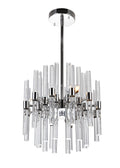 CWI LIGHTING  1137P10-3-613  Miroir 3 Light Mini Chandelier with Polished Nickel Finish