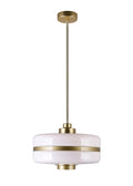 CWI LIGHTING  1143P12-1-270  Elementary 1 Light Down Pendant with Pearl Gold Finish