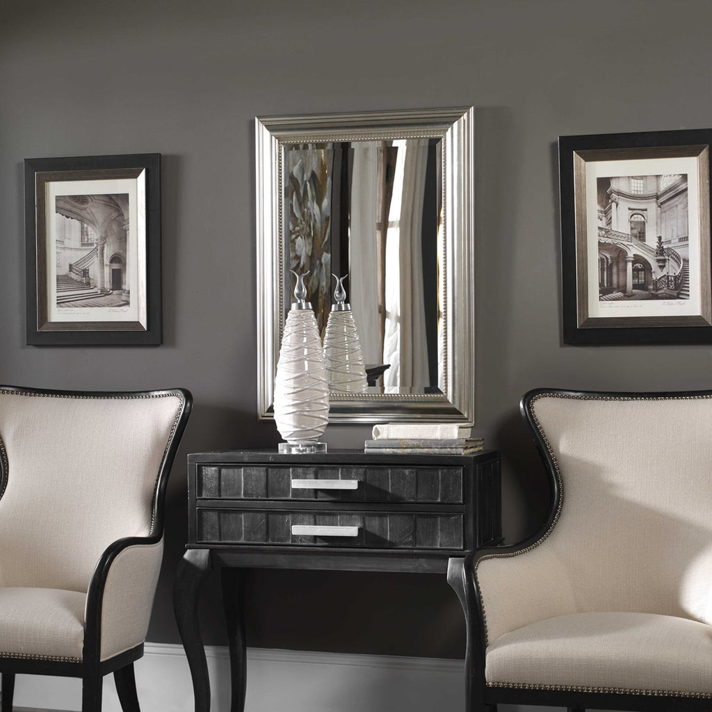UTTERMOST  12005 B  STUART SILVER VANITY MIRROR