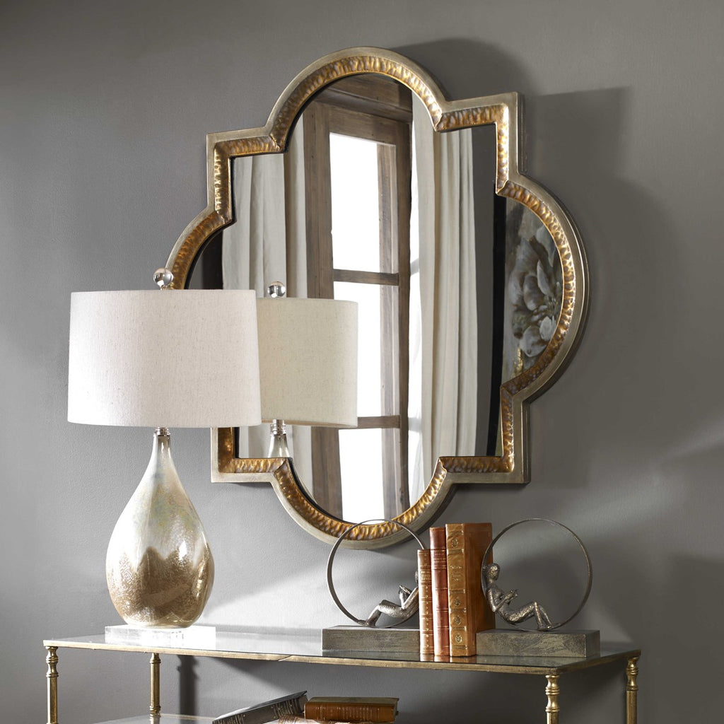UTTERMOST   12862  LOUROSA QUATREFOIL MIRROR