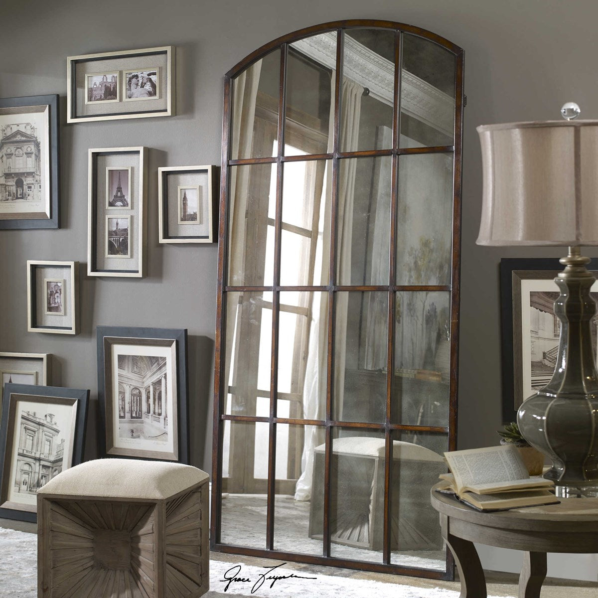 UTTERMOST  13464 P  AMIEL ARCH MIRROR LARGE