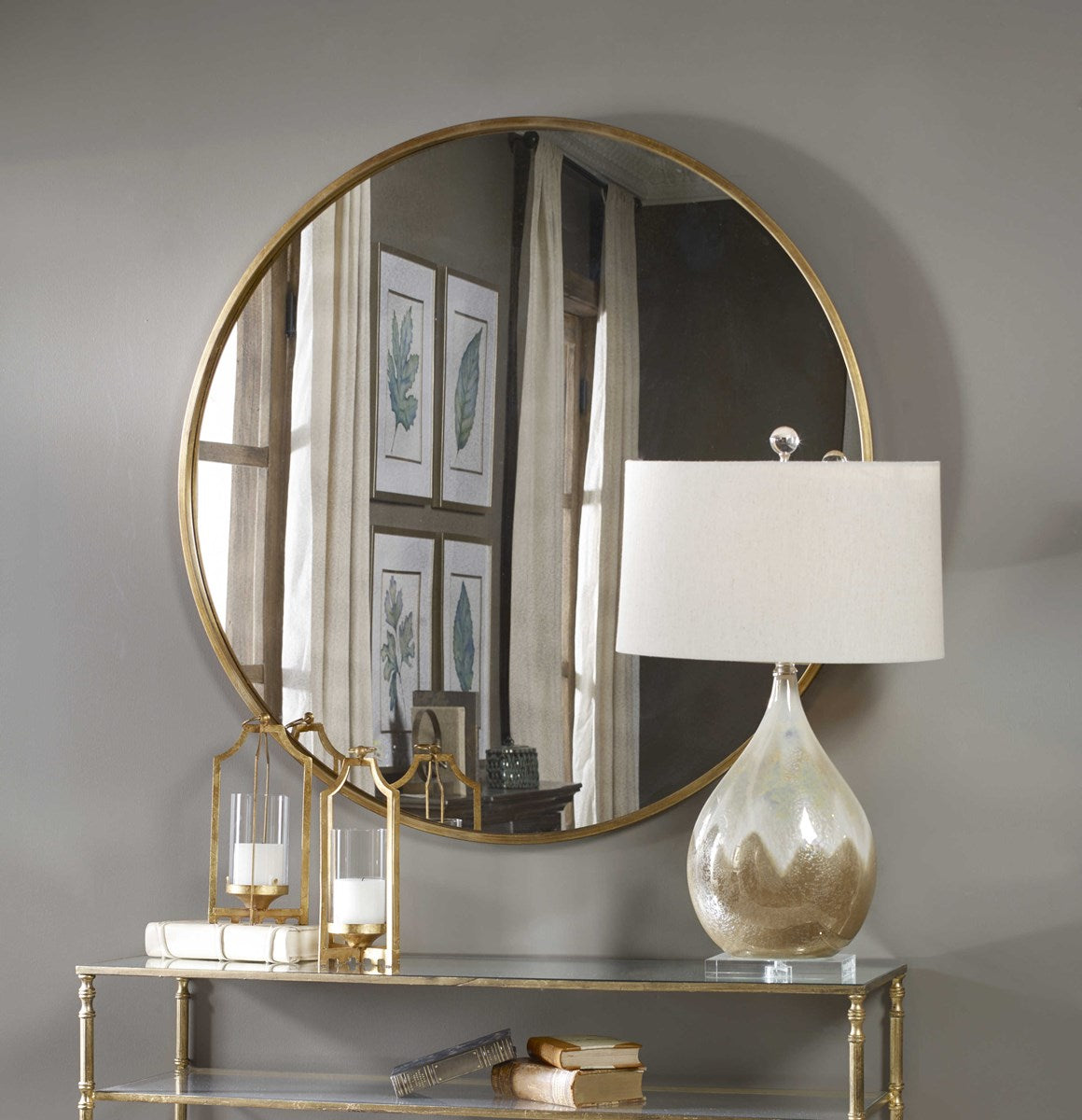 UTTERMOST  13887  JUNIUS ROUND MIRROR