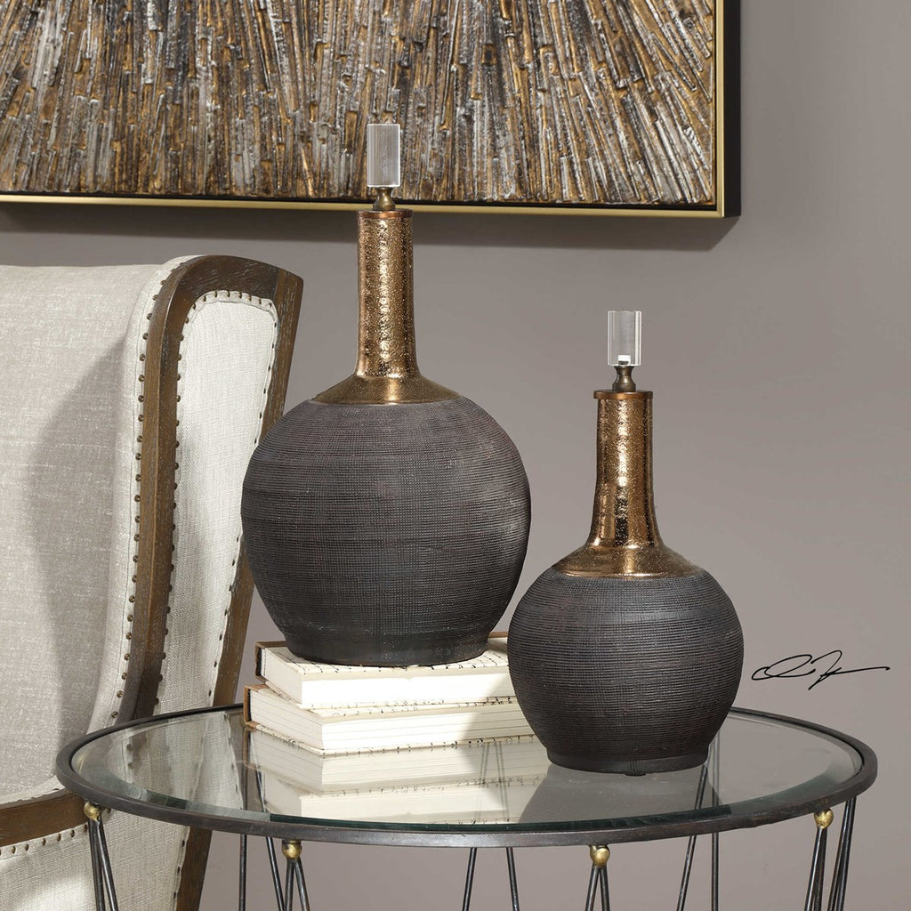 UTTERMOST  18923  ARNAV BOTTLES  set of 2
