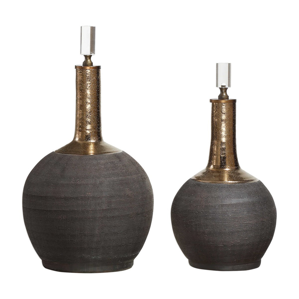 UTTERMOST  18923  ARNAV BOTTLES  set of 2