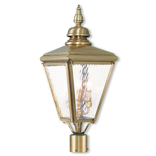 LIVEX LIGHTING  20433-01  Cambridge  Post Top Lantern