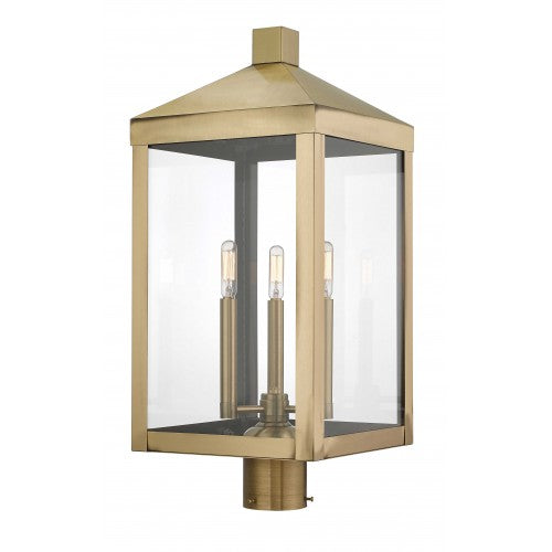 LIVEX LIGHTING  20586-01  Nyack  Post Top Lantern