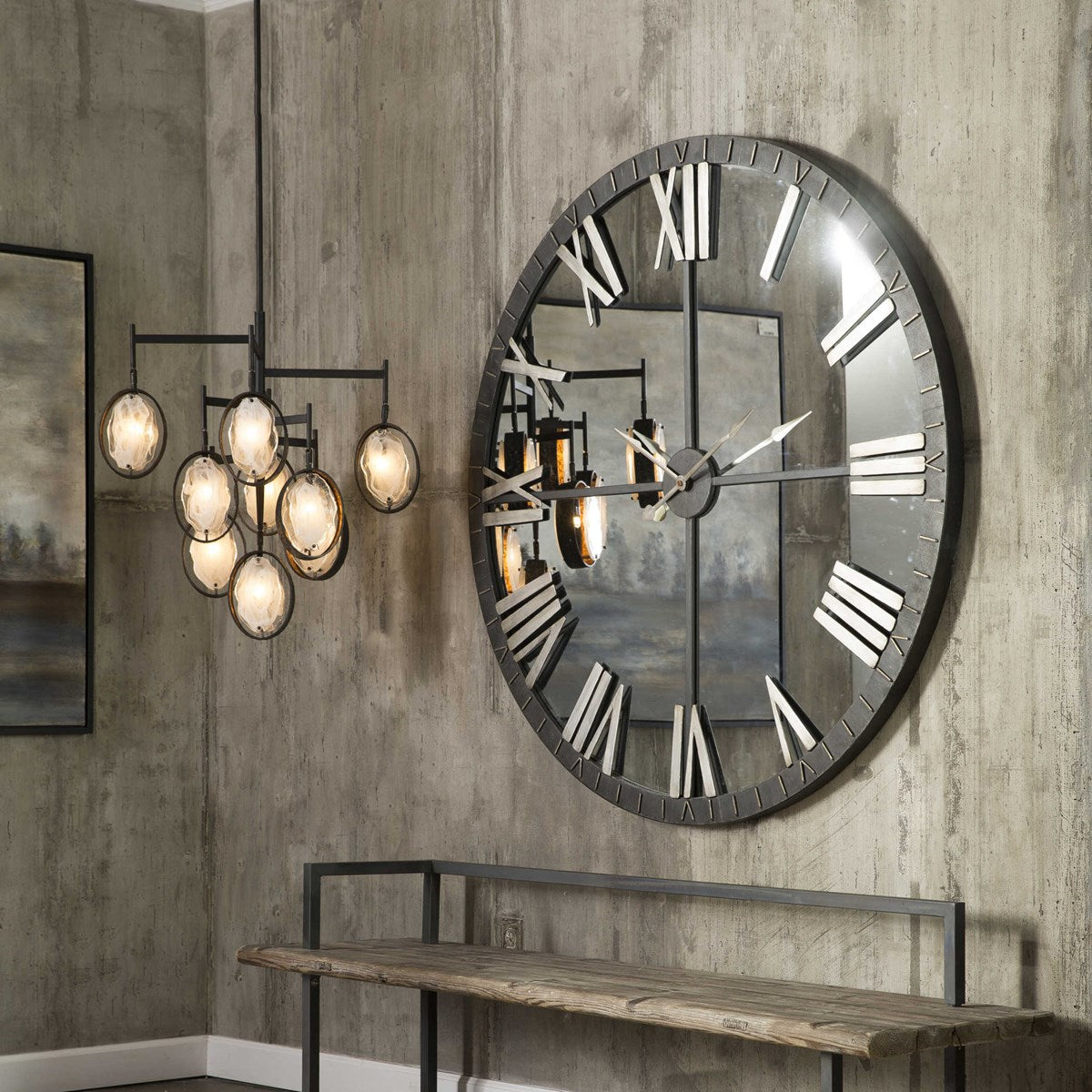 UTTERMOST   21317  MAXIN, 9 LT. CHANDELIER