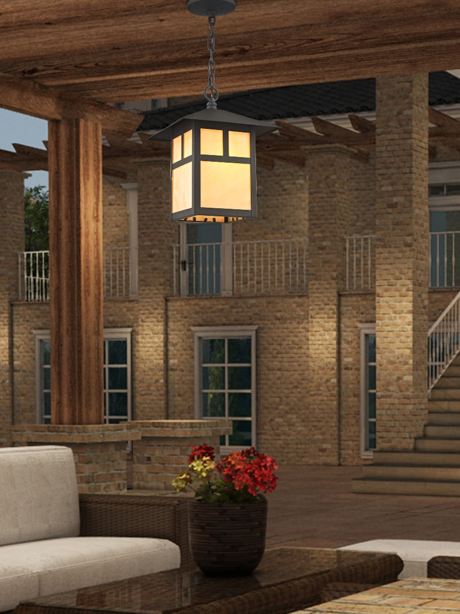 LIVEX LIGHTING  2141-07  Montclair Mission  Outdoor Pendant Lantern