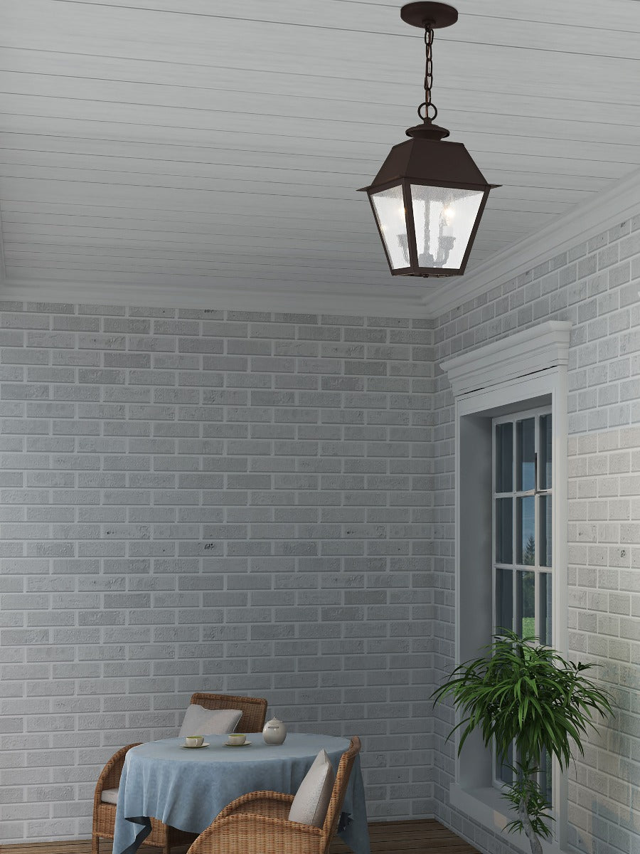 LIVEX LIGHTING  2167-07  Mansfield  Outdoor Pendant Lantern