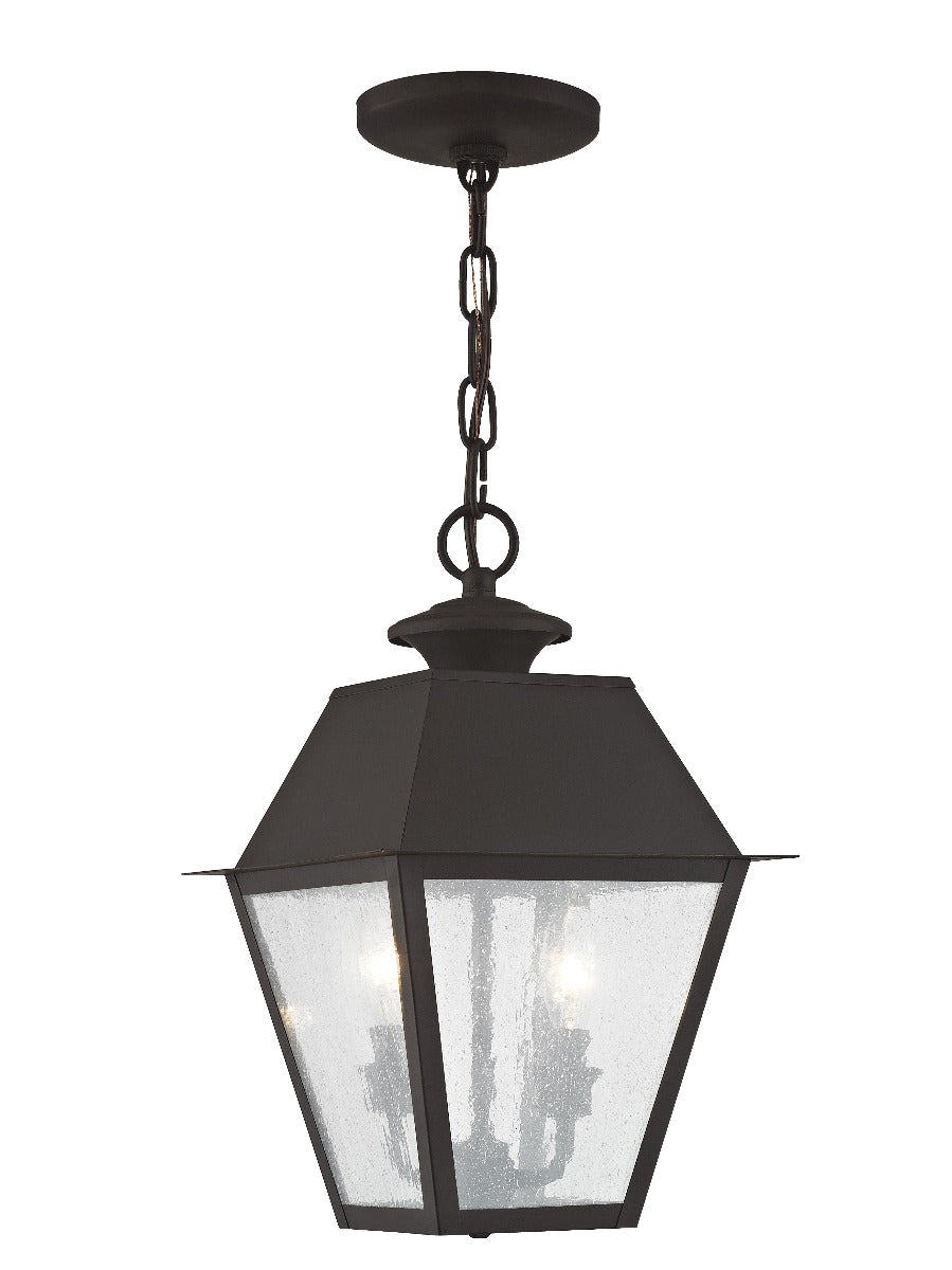 LIVEX LIGHTING  2167-07  Mansfield  Outdoor Pendant Lantern