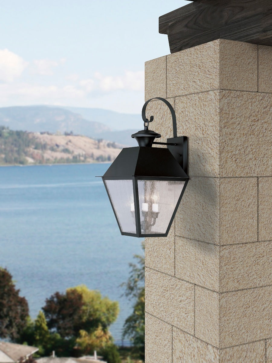 LIVEX LIGHTING  2168-04  Mansfield  Wall Lantern/Wall Sconce