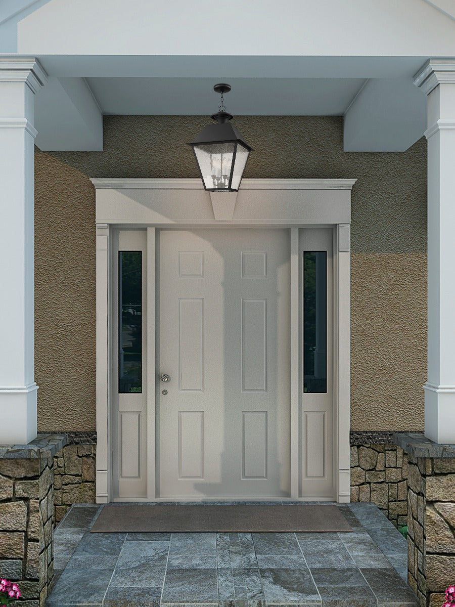 LIVEX LIGHTING  2174-04  Mansfield  Outdoor Pendant Lantern