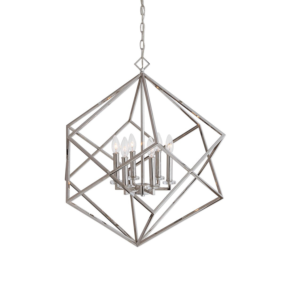 UTTERMOST  22122  EUCLID 6 LT. PENDANT