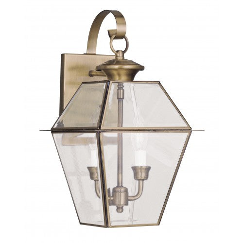 LIVEX LIGHTING  2281-01  Westover  Wall Lantern/Wall Sconce