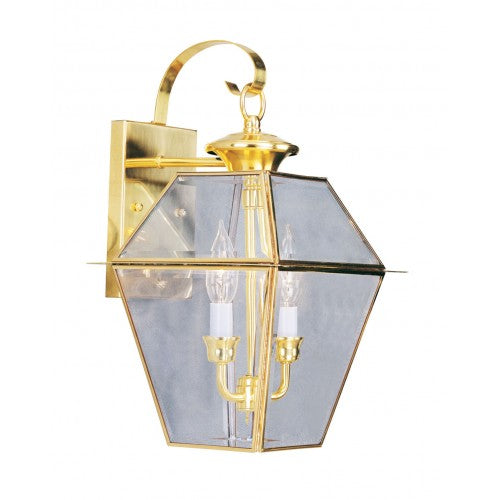 LIVEX LIGHTING  2281-02  Westover  Wall Lantern/Wall Sconce
